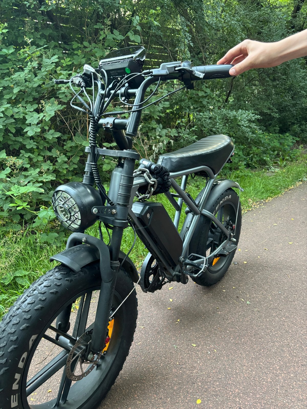 Fatbike E-Bike met Dikke Banden, Fietsen en Brommers, Elektrische fietsen, Gebruikt, 51 tot 55 cm, 30 tot 50 km per accu, Ophalen