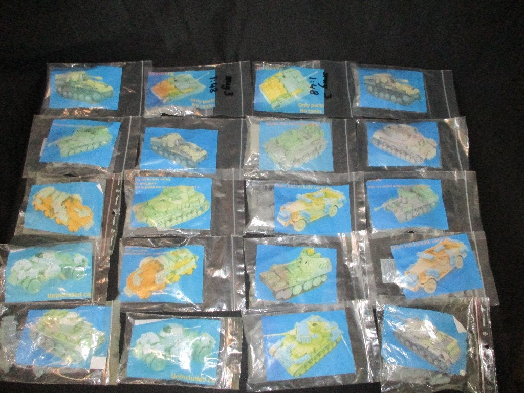 D-473,GROTE PARTIJ RESIN STOWAGE SETS VOOR GERMAN+ US,VOERTU, Overige merken, 1:32 tot 1:50, Overige typen, Nieuw