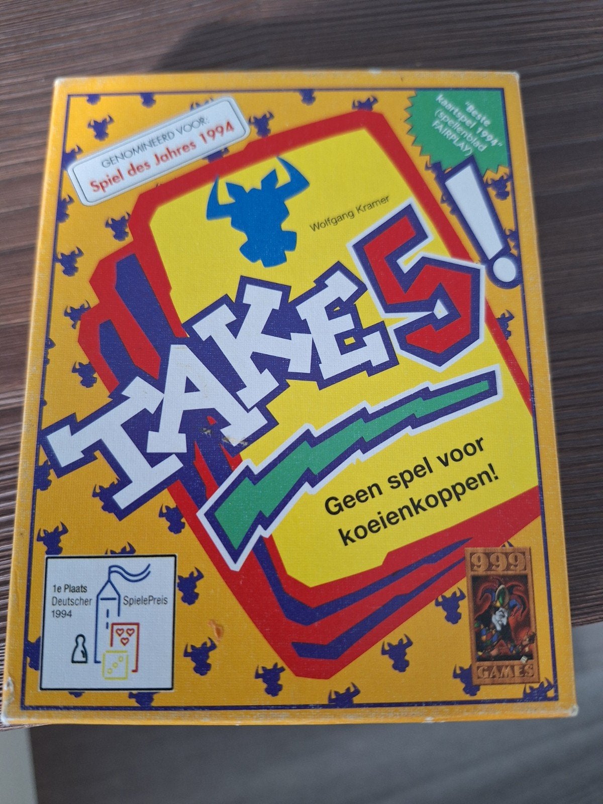 TAKE 5! Kaartspel van Wolfgang Kramer - 999 Games, Vijf spelers of meer, Ophalen, Gebruikt, 999 Games