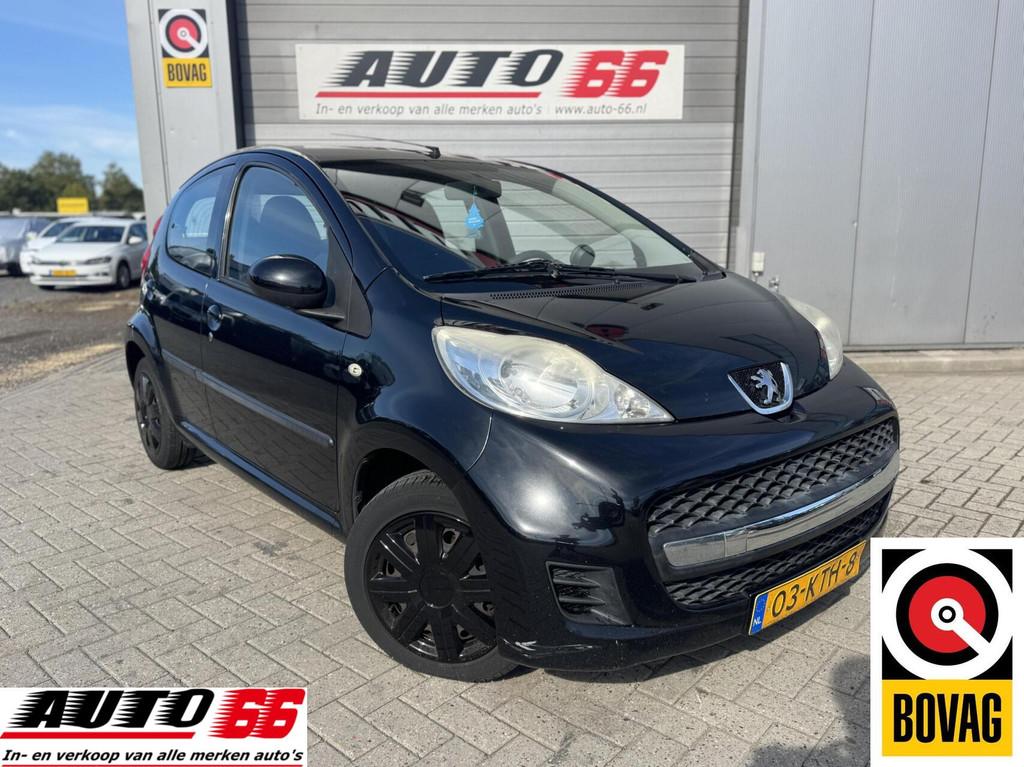 Peugeot 107 1.0-12V Sublime APK tot 11-2026, Auto's, Voorwielaandrijving, Stof, Gebruikt, Zwart