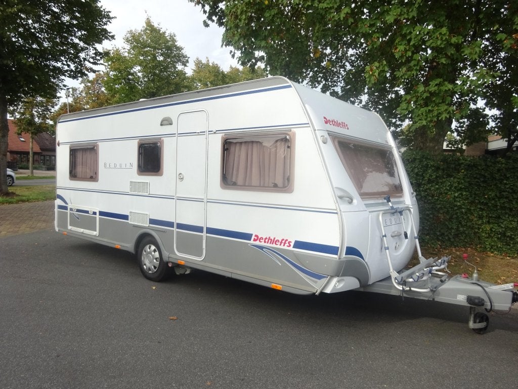Dethleffs Beduin 540 Met Enkele Bedden+Mover, Rondzit, Fietsenrek, Bedrijf, Dethleffs