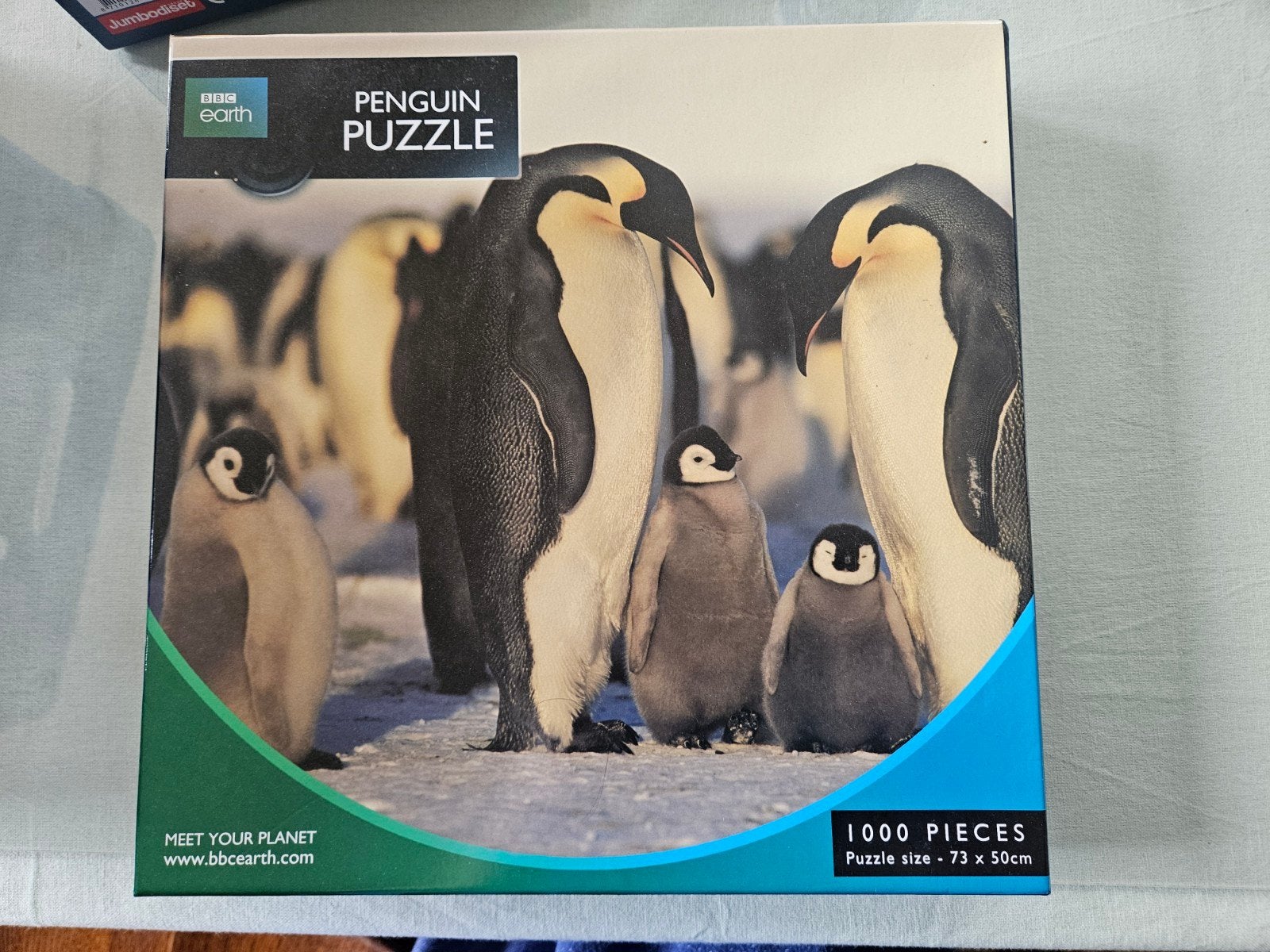BBC Earth Pinguïn Puzzel - 1000 stukjes, Ophalen of Verzenden, 500 t/m 1500 stukjes, Gebruikt, Legpuzzel