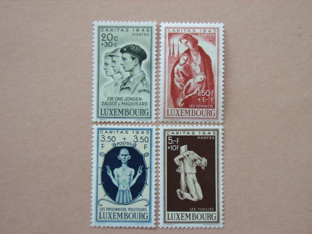 KZ  Luxemburg 395-398 Pf, Ophalen of Verzenden, Luxemburg, Postfris