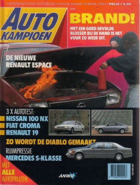 Autokampioen 7 1991 : Mercedes Benz S - Nissan 100NX - Alfa, Ophalen of Verzenden, Gelezen, Algemeen