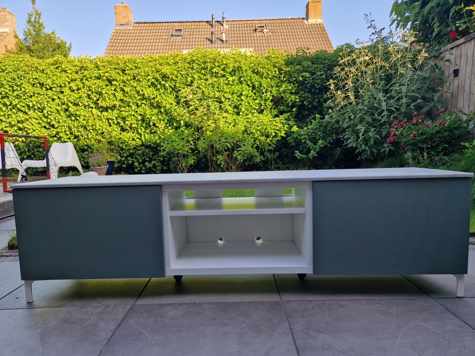 GRATIS AF TE HALEN Besta tv meubel Ikea, Ophalen, Gebruikt, 25 tot 50 cm, Minder dan 100 cm