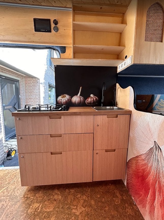 Keukenblok camper, Caravans en Kamperen, Ophalen, Zo goed als nieuw
