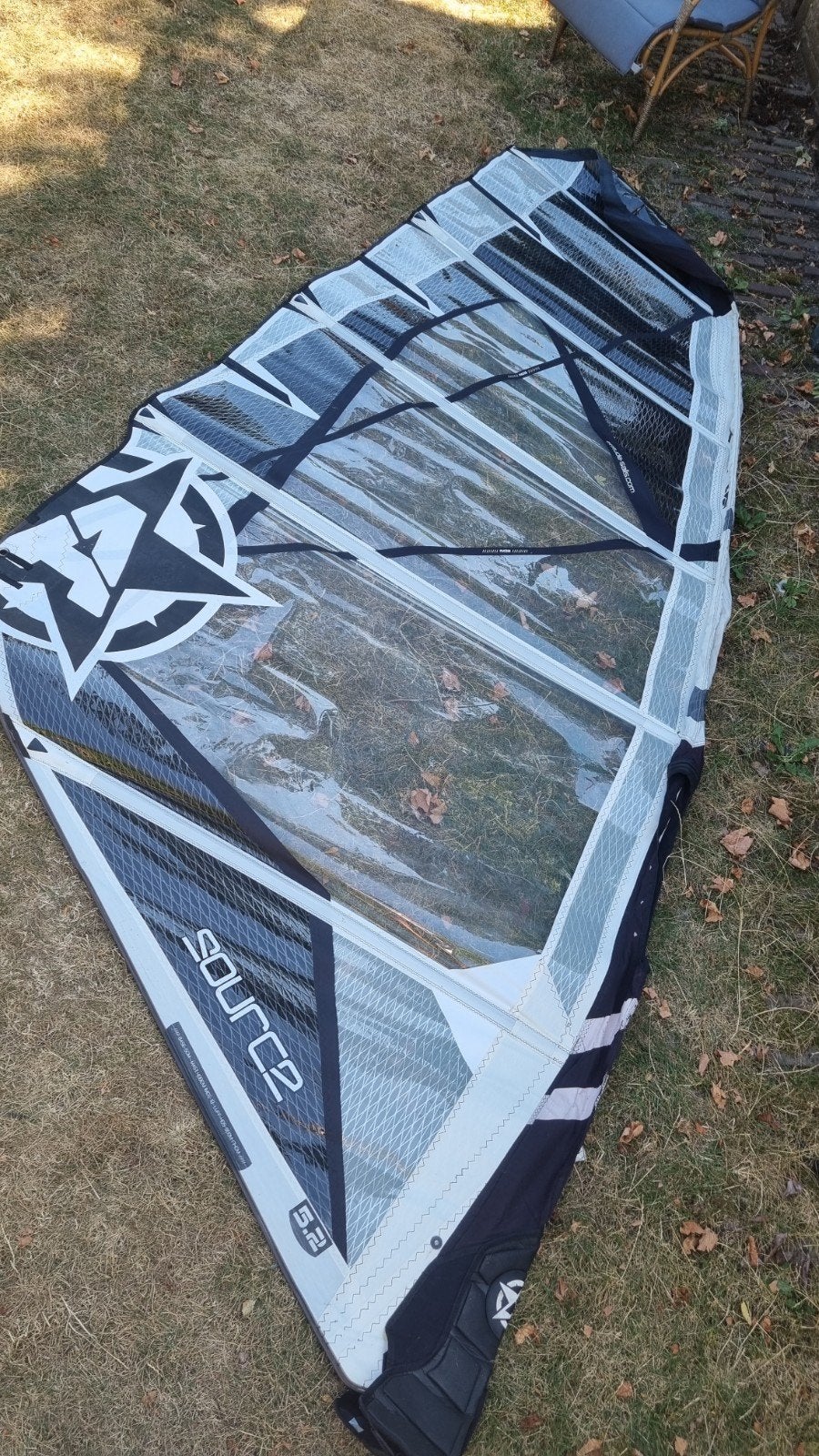 te koop GA source attitude 5.2 windsurf zeil, Ophalen, Gebruikt, Gaastra, 5 tot 6.5 m²