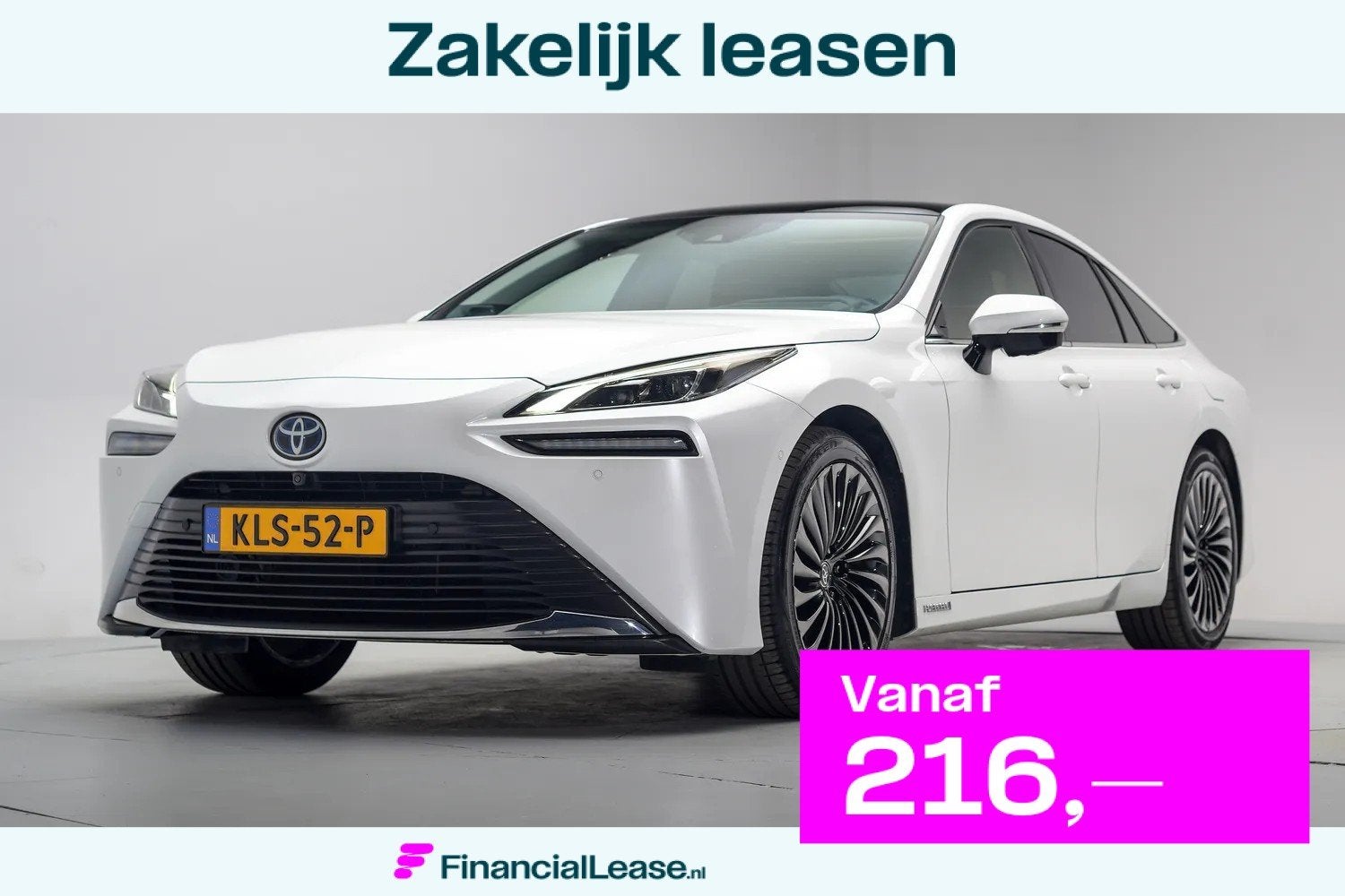 Toyota Mirai Launch Edition [ Panorama Leder Adapt.cruise St, Automaat, 0 cilinders, Gebruikt, Waterstof