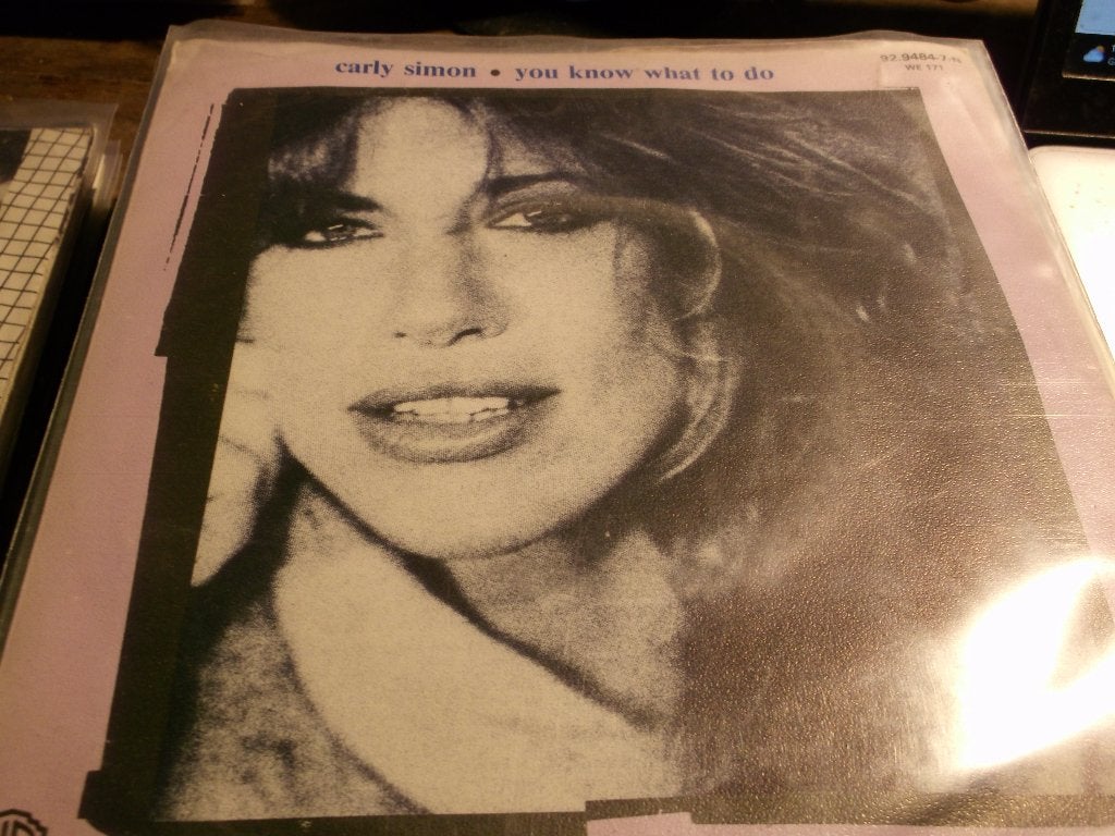 carly simon You know what to do 76, Gebruikt, 7 inch, Single, Ophalen of Verzenden
