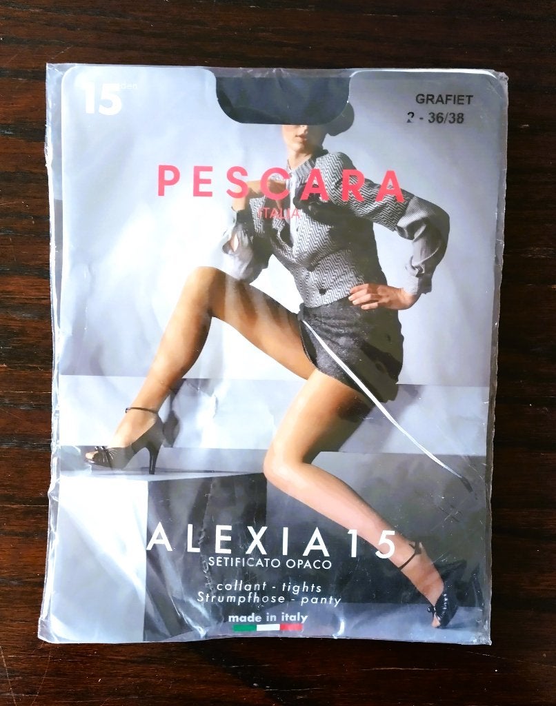 Pescara Panty, Grafiet, 15 Denier, Maat 36-38, Kleding | Dames, Leggings, Maillots en Panty's, Maat 36/38 (S), Pescara, Nieuw