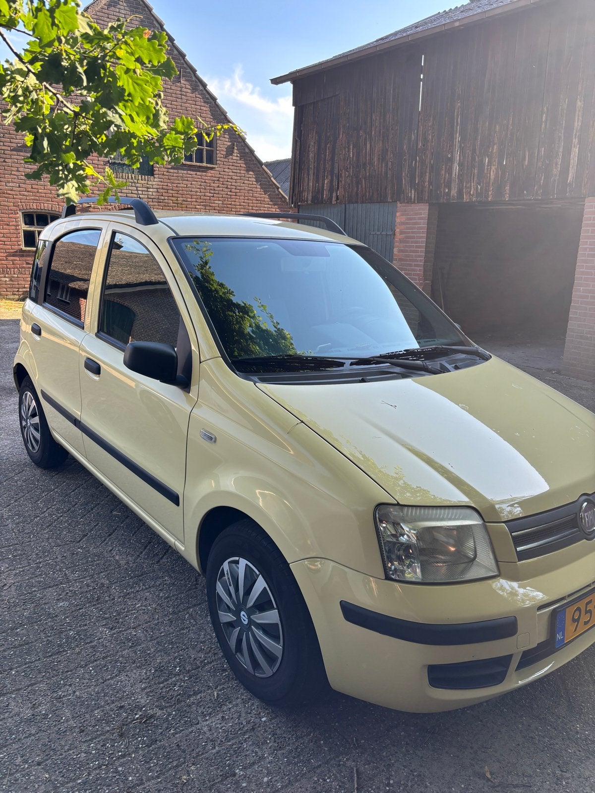 Fiat Panda 1.2 44KW 60PK 2009 Geel, Voorwielaandrijving, 1242 cc, Handgeschakeld, Particulier