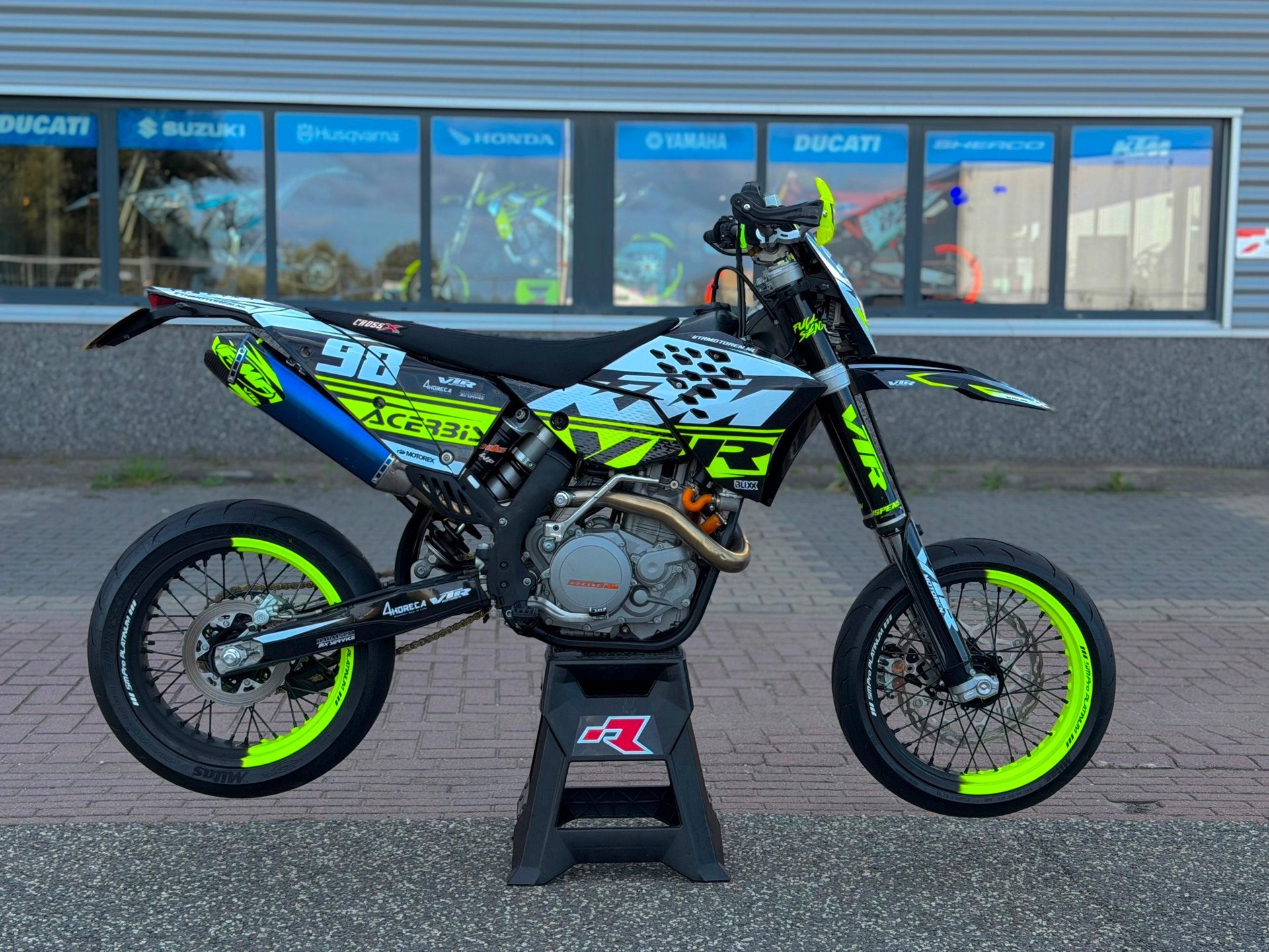 KTM 530 EXC-R 2010 Supermoto Supermotard A2 rijbewijs, Motoren, Ktm, Toermotor, 510 cc, 11 kW of minder