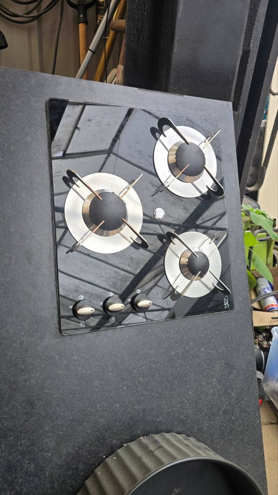 Compacte 4-pits gas kookplaat - Ideaal voor buitenkeuken, Witgoed en Apparatuur, Ophalen of Verzenden, Vrijstaand, Gas, 4 kookzones