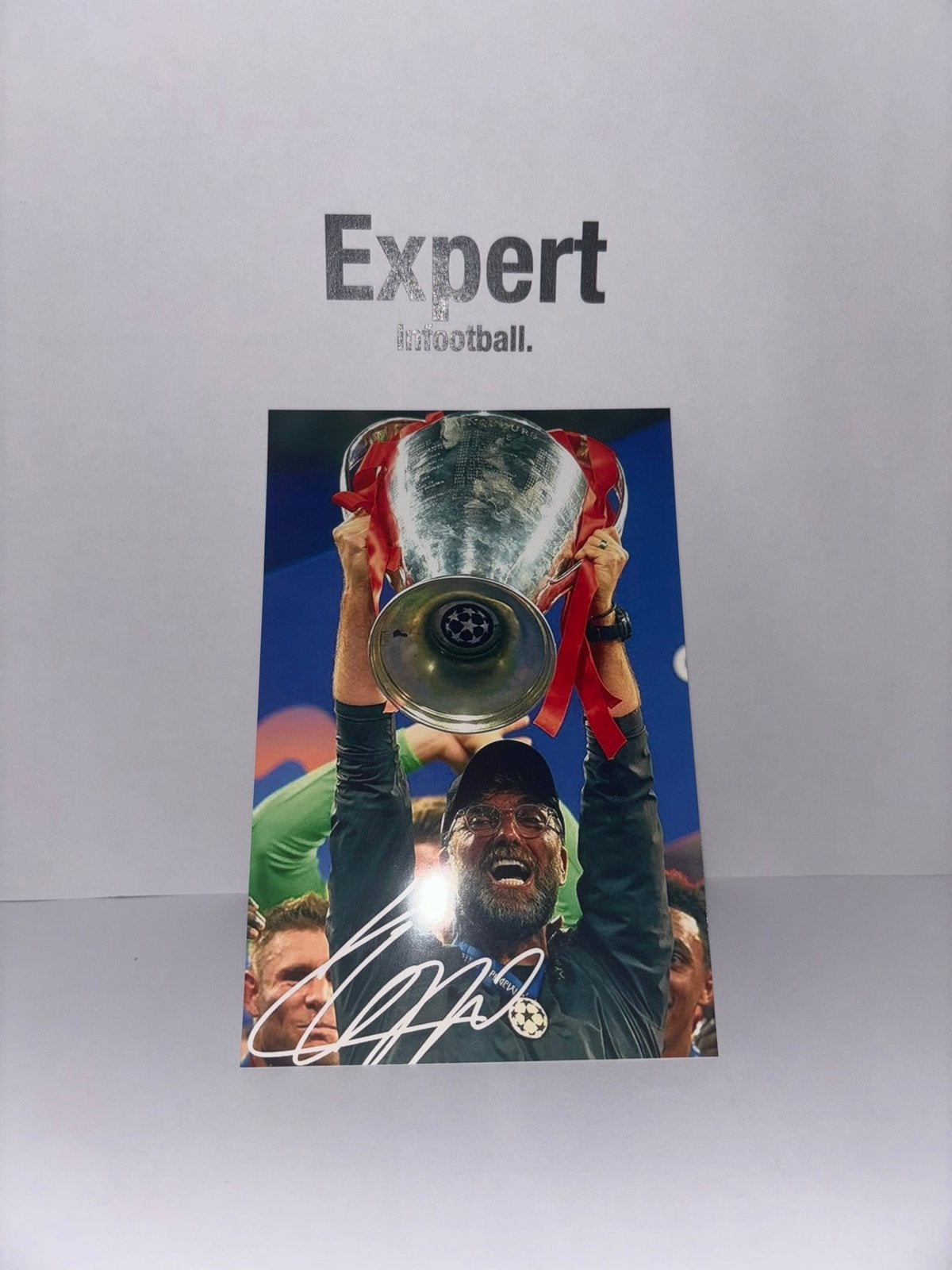 Klopp gesigneerde foto - liverpool, Verzamelen, Ophalen of Verzenden, Nieuw, Buitenlandse clubs, Spelerskaart