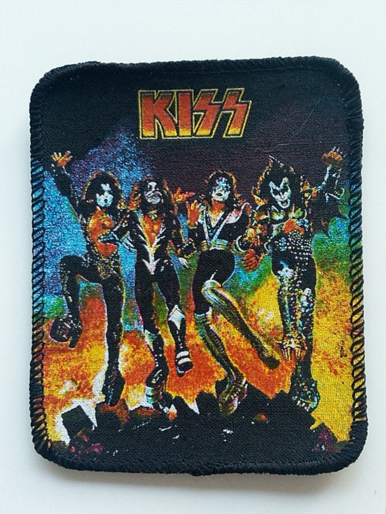 Kiss zeer zeldzame vintage 1976 Destroyer patch 98, Ophalen of Verzenden, Nieuw, Kleding