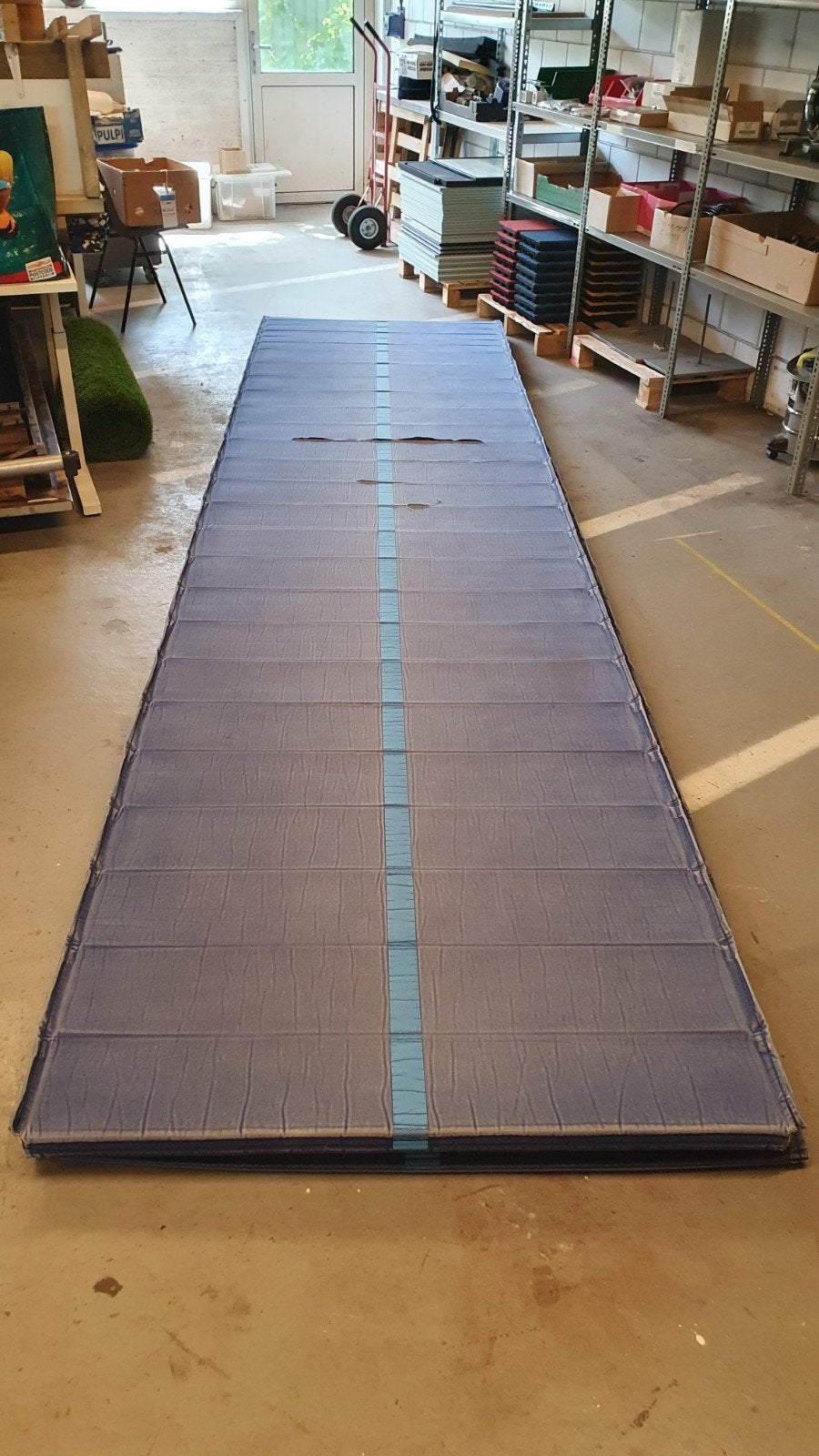Halve lange turnmat voor thuis - Perfect voor oefeningen!, Sport en Fitness, Overige Sport en Fitness, Gebruikt, Ophalen