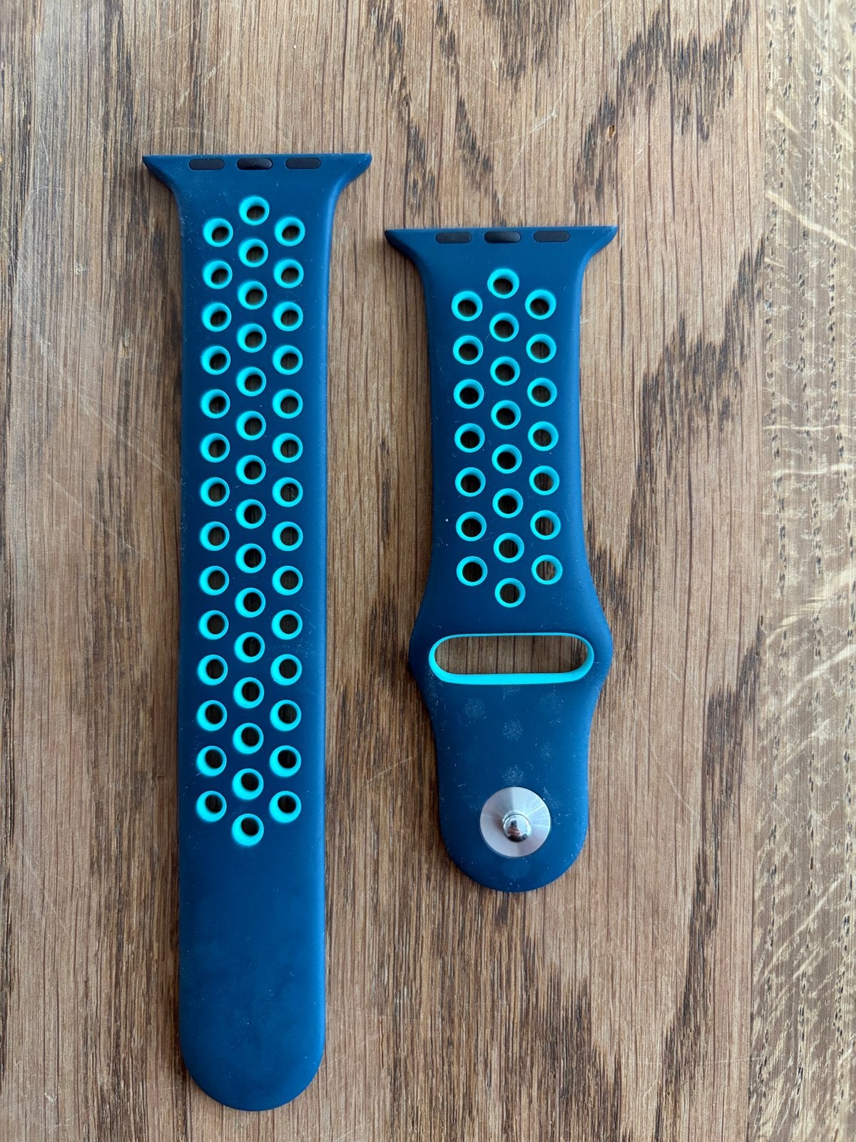Apple Watch Nike Sport Band 44mm Turkoois/Groen MXR12ZM/A, Ophalen of Verzenden, Nieuw, Bandje, Apple Watch 44 mm