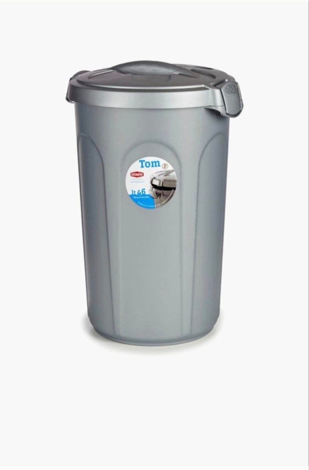 Stefanplast Voerton 46L - Grijs - Nieuw, Dieren en Toebehoren, Dierenvoeding, Ophalen