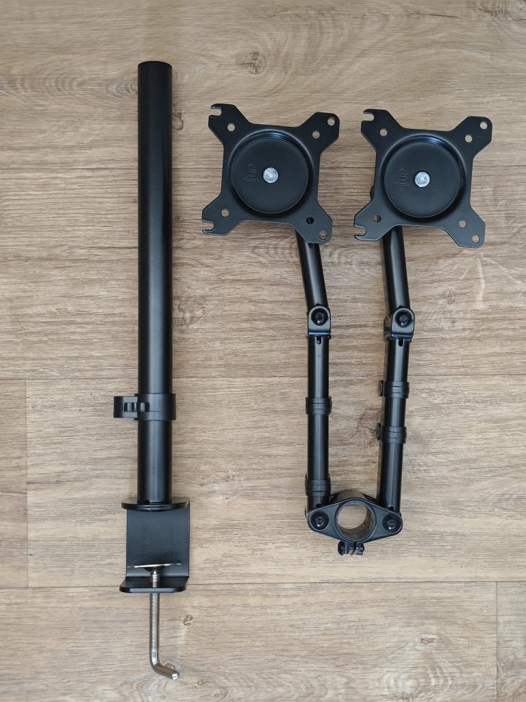 Monitor arm (2 schermen), Ophalen of Verzenden, Gebruikt