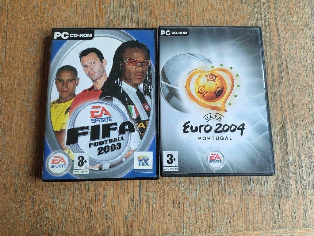 Fifa 2003 & Euro 2004, Gebruikt, Ophalen of Verzenden, Sport, 3 spelers of meer