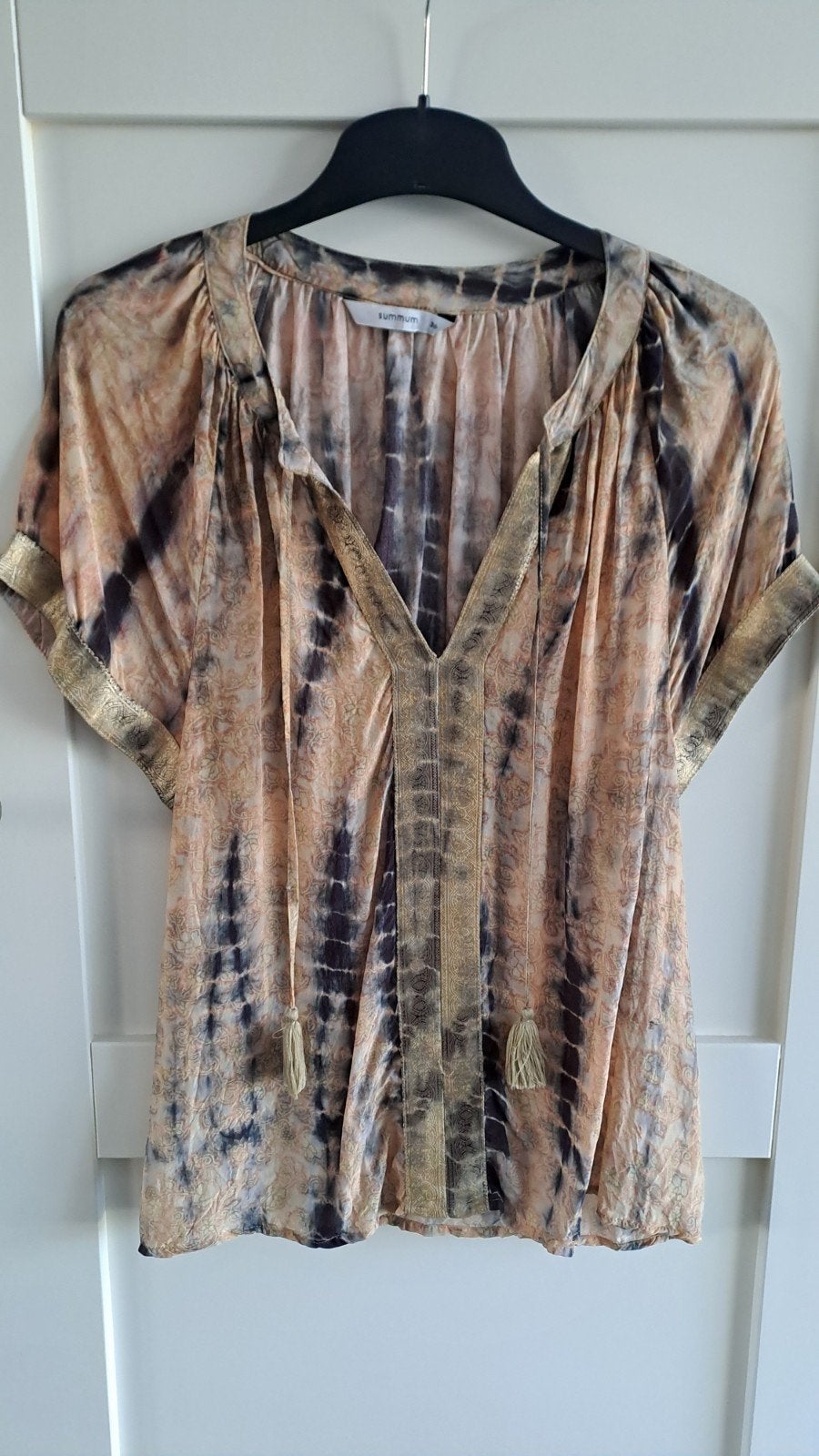 Mooie blouse van Summum, Summum, Bruin, Ophalen of Verzenden, Zo goed als nieuw