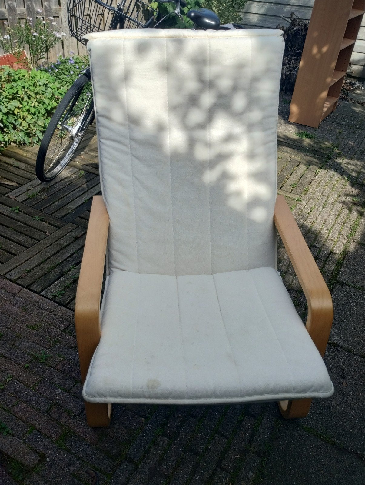 Ikea stoel. gebruikssporen, Ophalen, Modern, Comfortabel, Gebruikt, Wit