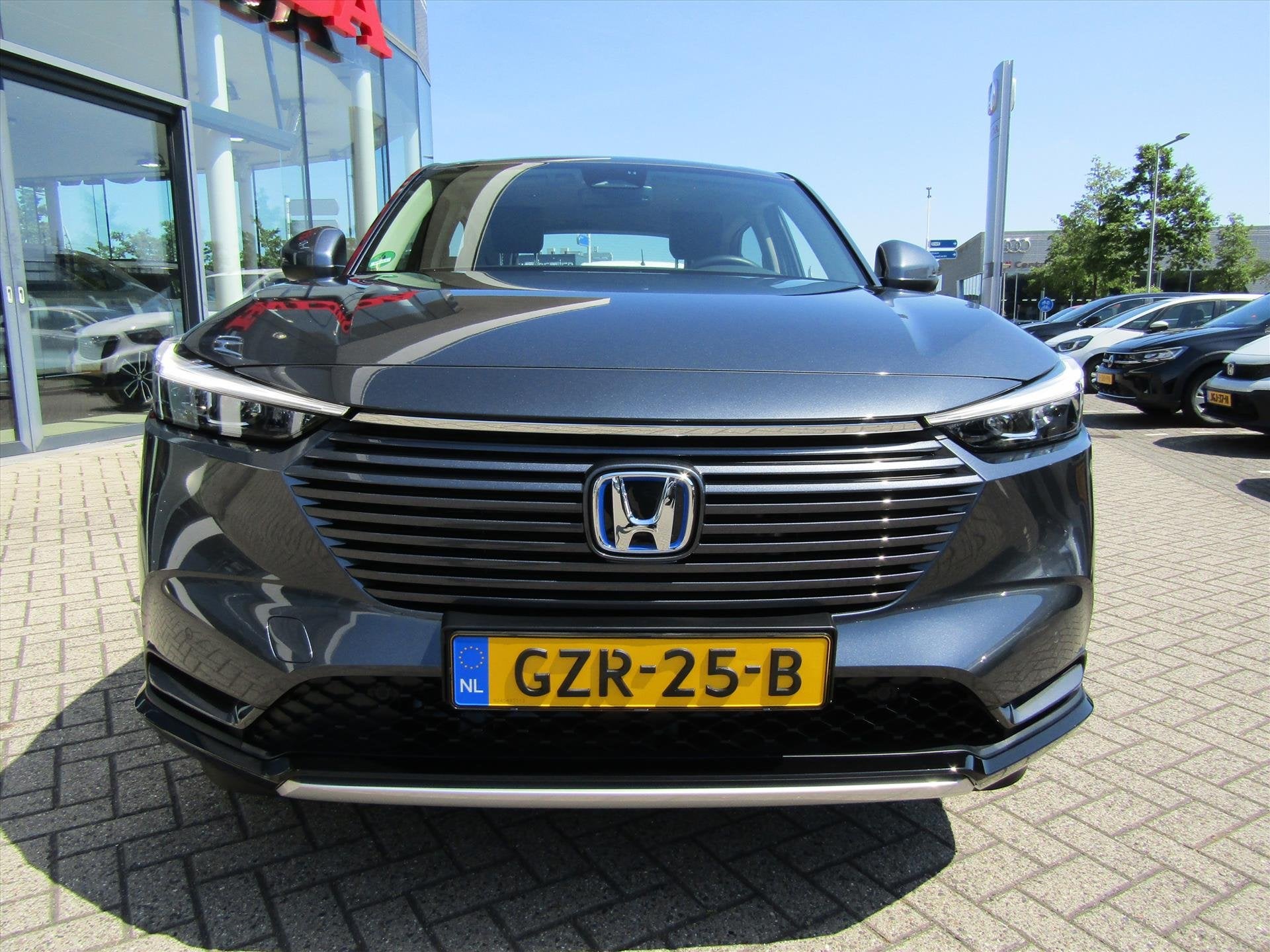 Honda HR-V 1.5 i-MMD 131pk CVT Advance, Trekhaak, Allweather, Auto's, Dealer onderhouden, Leder en Stof, Lichtsensor, Origineel Nederlands
