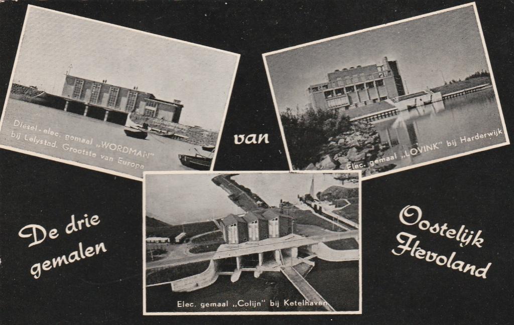 Flevoland, Ophalen of Verzenden, 1940 tot 1960, Ongelopen, Flevoland