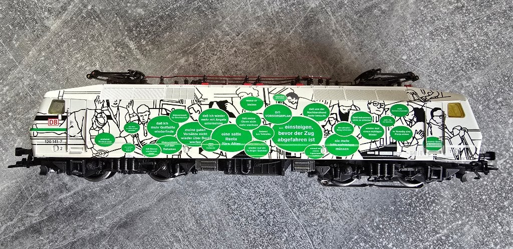 Märklin locomotief BR 120 "DIT"-reclame 37533 digitaal, Wisselstroom, Gebruikt, Locomotief, Ophalen of Verzenden