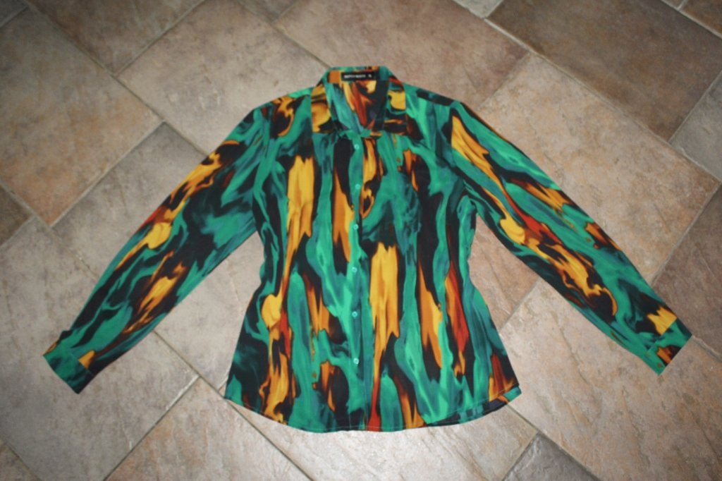 Guts & Gusto elegant gekleurde blouse mt XL valt L, Overige kleuren, Guts & Gusto, ., Maat 42/44 (L)