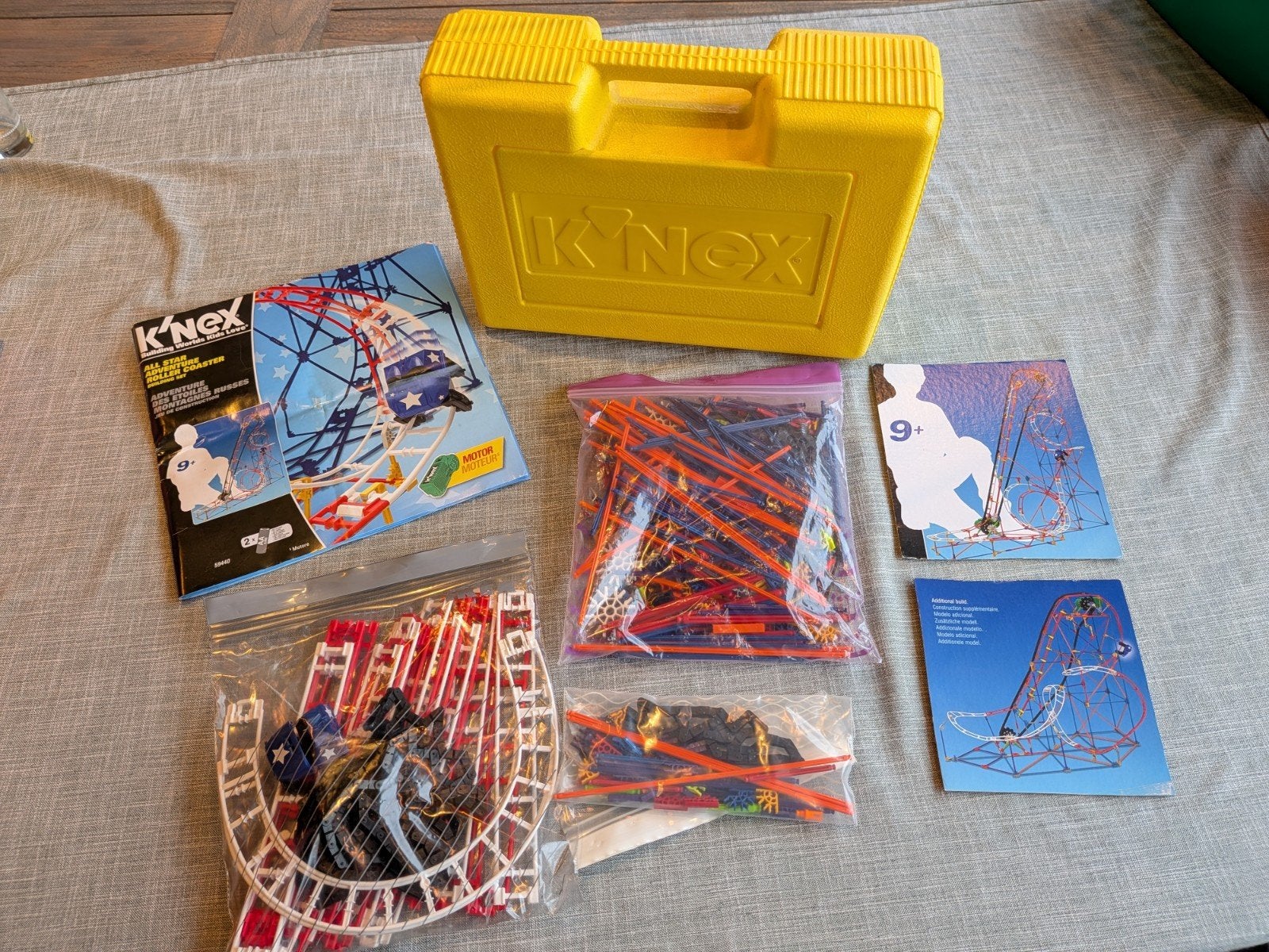 K'nex Achtbaan - All Star Adventure Roller Coaster, Ophalen of Verzenden, Gebruikt, K'nex