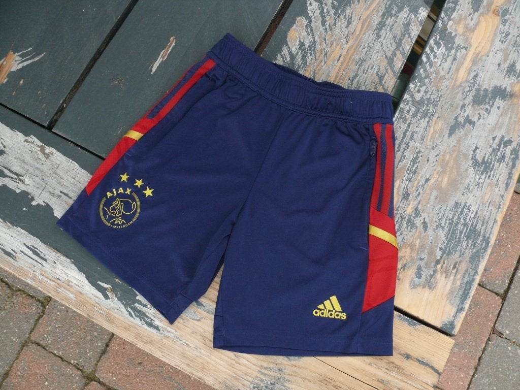 ADIDAS Ajax sportbroek maat 140 als nieuw, Adidas, Jongen of Meisje, Sport- of Zwemkleding, Ophalen of Verzenden