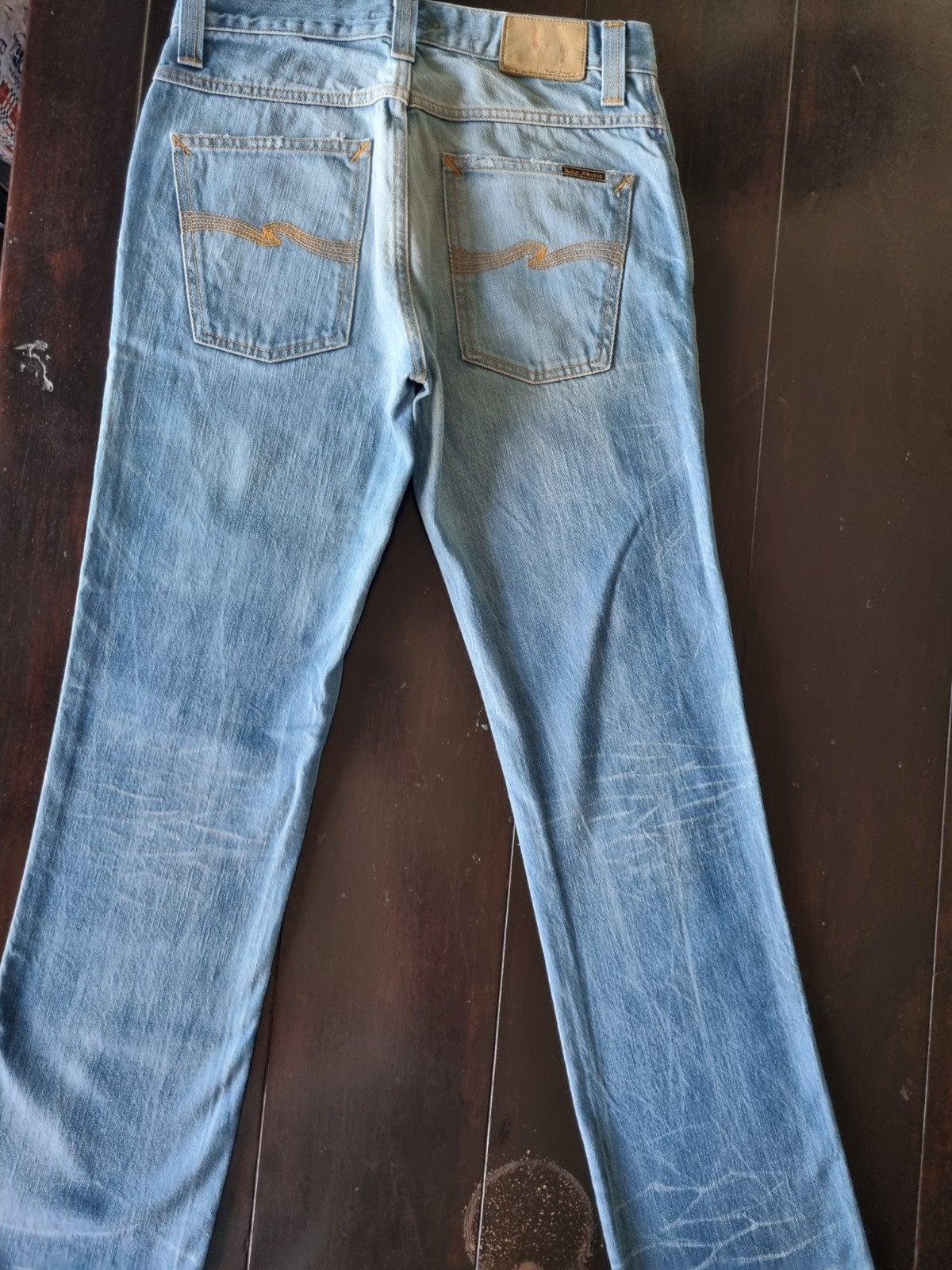 CLASSIC NUDIE SLIM JIM JEANS SIZE 32/34!!, Nudie Jeans, Blauw, W32 (confectie 46) of kleiner, Ophalen of Verzenden