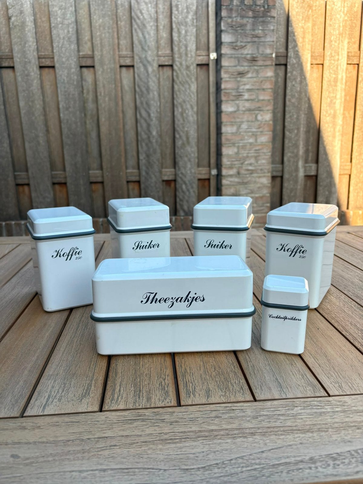 Leuke set voorraadbussen, Ophalen, Gebruikt, Kunststof
