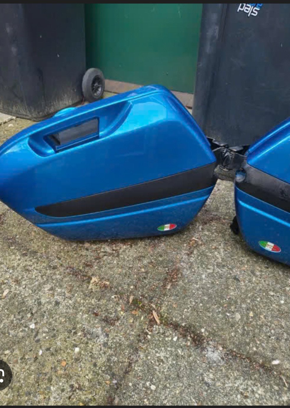 Moto guzzi norge en Sport zijkoffers, Motoren, Ophalen, Gebruikt