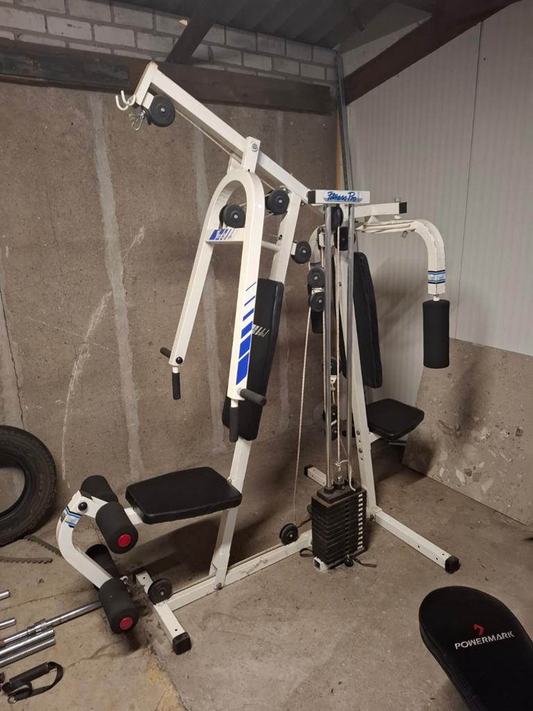 Fitness Pro Krachtstation Atech AT1000B, Ophalen, Benen, Gebruikt, Krachtstation