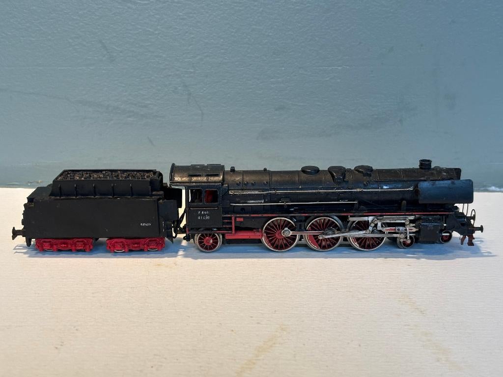 Märklin 3026 (F 800) stoomloc BR01 met telexkoppeling, Wisselstroom, Gebruikt, Locomotief, Ophalen of Verzenden