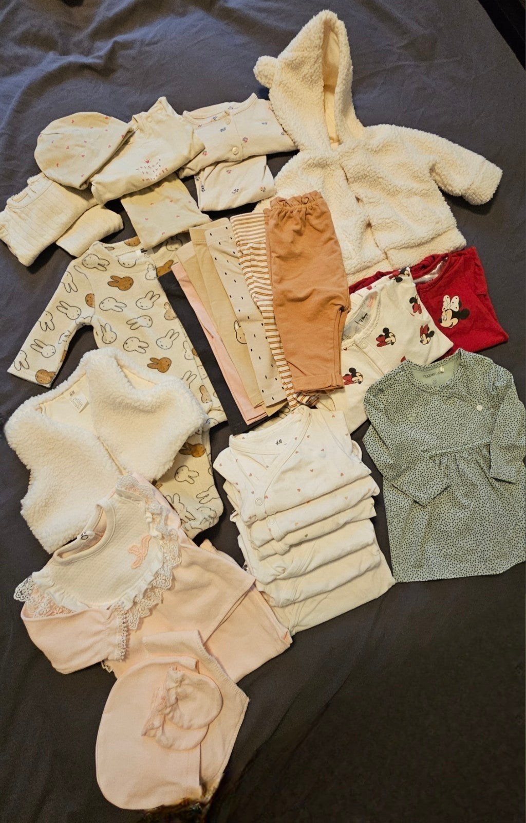 Groot Kledingpakket Baby Maat 56 - 30 Stuks, Overige typen, Jongetje of Meisje, Zo goed als nieuw, Diverse merken