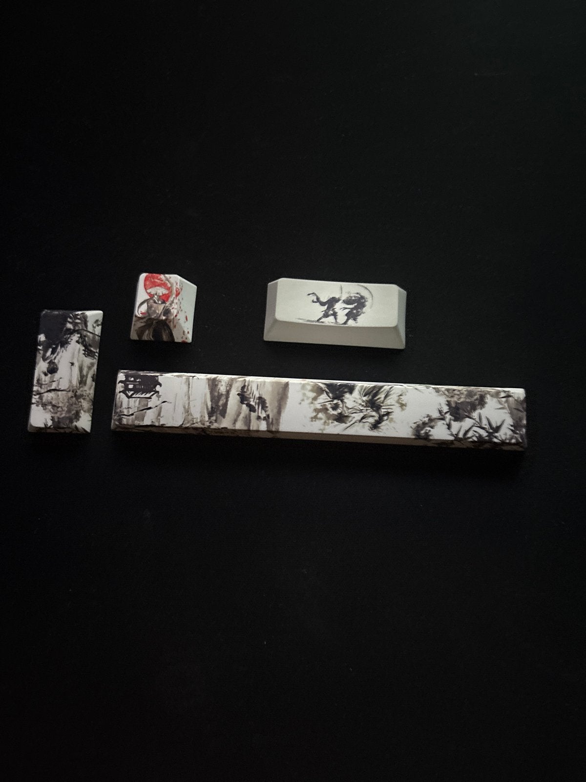 Unieke Keycaps met Japanse Kunst - Zo goed als nieuw, Computers en Software, Toetsenborden, Ophalen, Overige indelingen, Zo goed als nieuw
