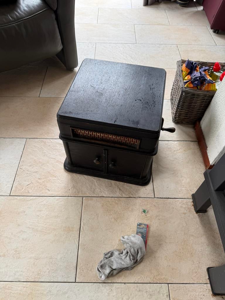 Antieke Grammofoon / Platenspeler - Decoratief Stuk, Audio, Tv en Foto, Platenspelers, Ophalen, Gebruikt, Platenspeler, Overige merken
