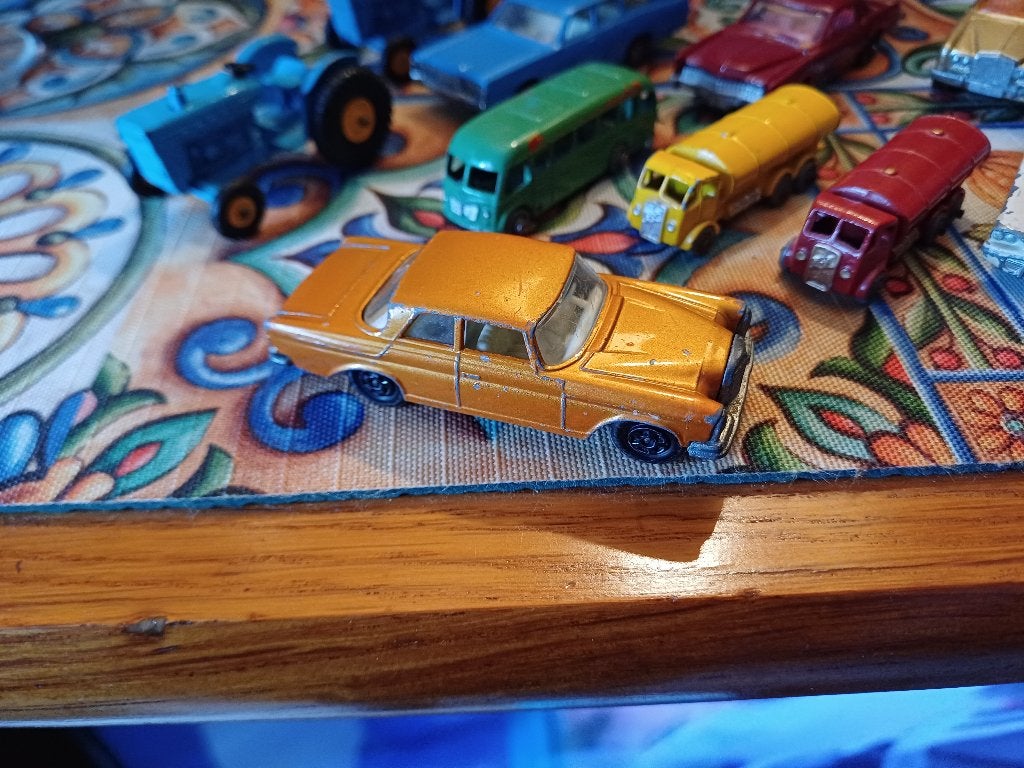 matchbox lesney mercedes 300se no46  mooi model, Ophalen of Verzenden, Zo goed als nieuw, Auto