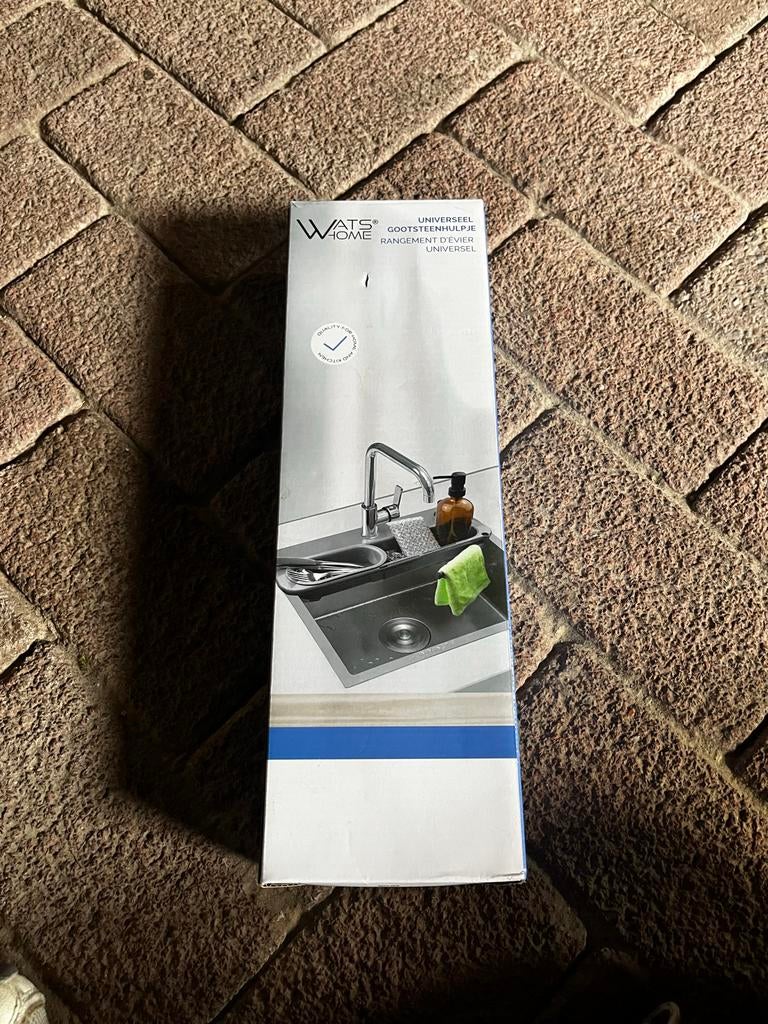 WATS4HOME Universeel Gootsteenrekje - Nieuw in doos, Ophalen, Overige typen, Kunststof, Nieuw