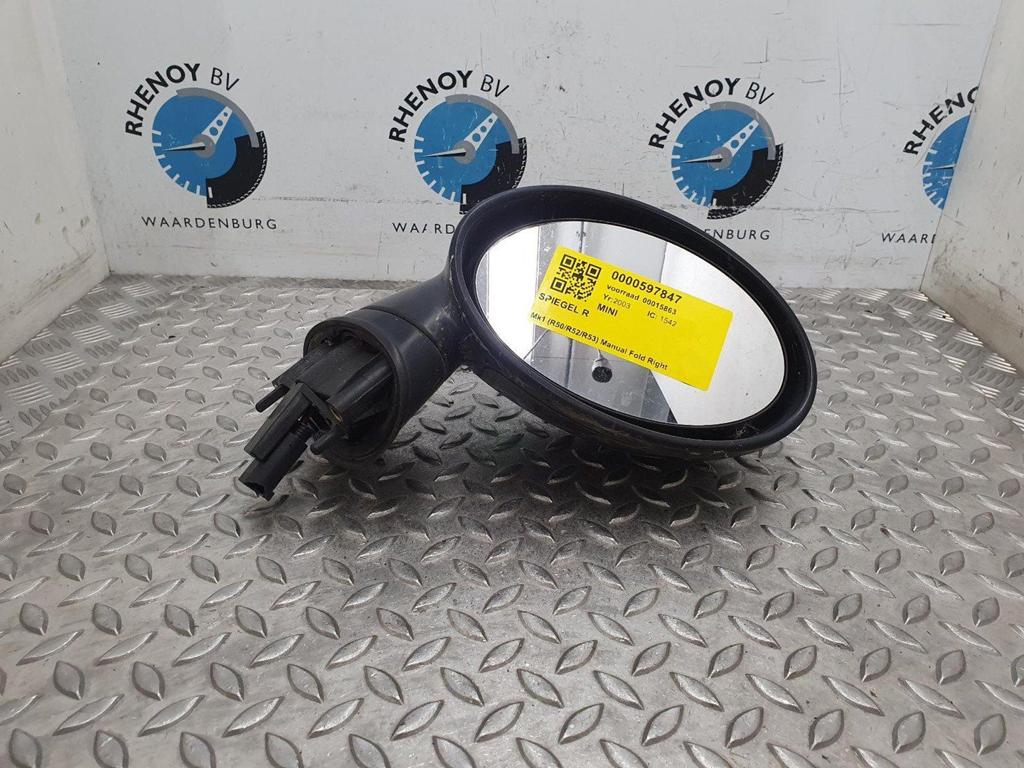 MINI (BMW) MINI 1.6 COOPER S JOHN WORKS SPIEGEL R 5116719247, Ophalen of Verzenden, Gebruikt, Stiba lid