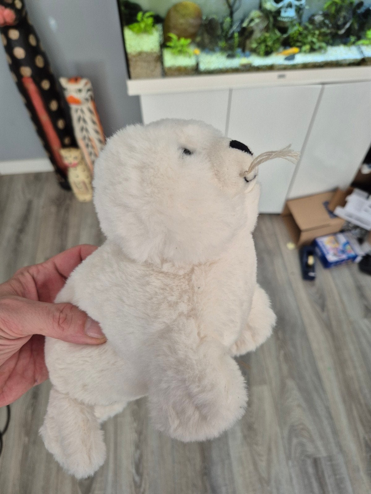 Schattige witte zeehond knuffel van PIA International, Kinderen en Baby's, Overige merken, Overige karakters, Overige typen, Ophalen of Verzenden