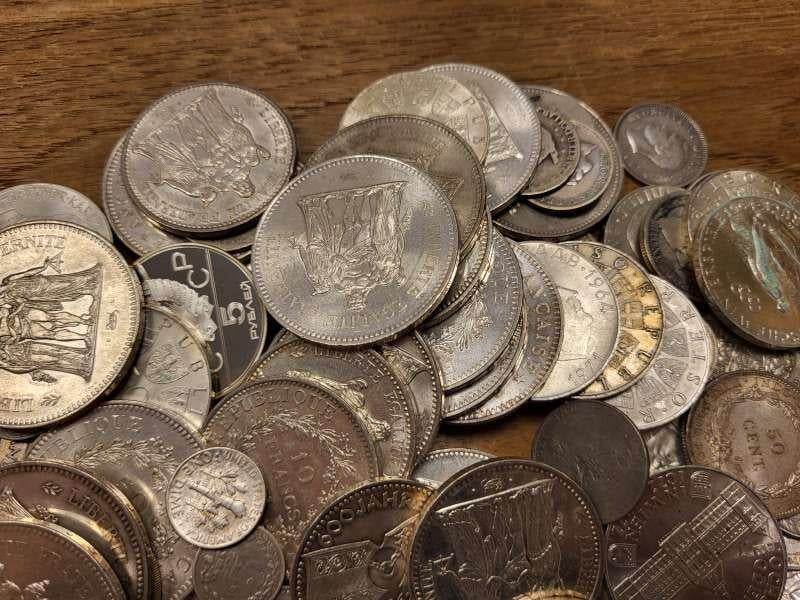 1 kilo zilver wereld mix, Postzegels en Munten, Edelmetalen en Baren, Ophalen of Verzenden, Zilver