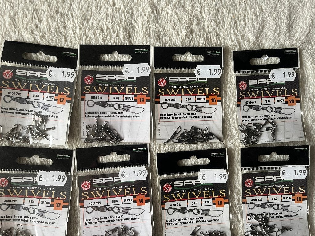 adv 94 / NIEUW mixset 12 pakjes wartels SPRO, Ophalen of Verzenden, Nieuw, Overige typen