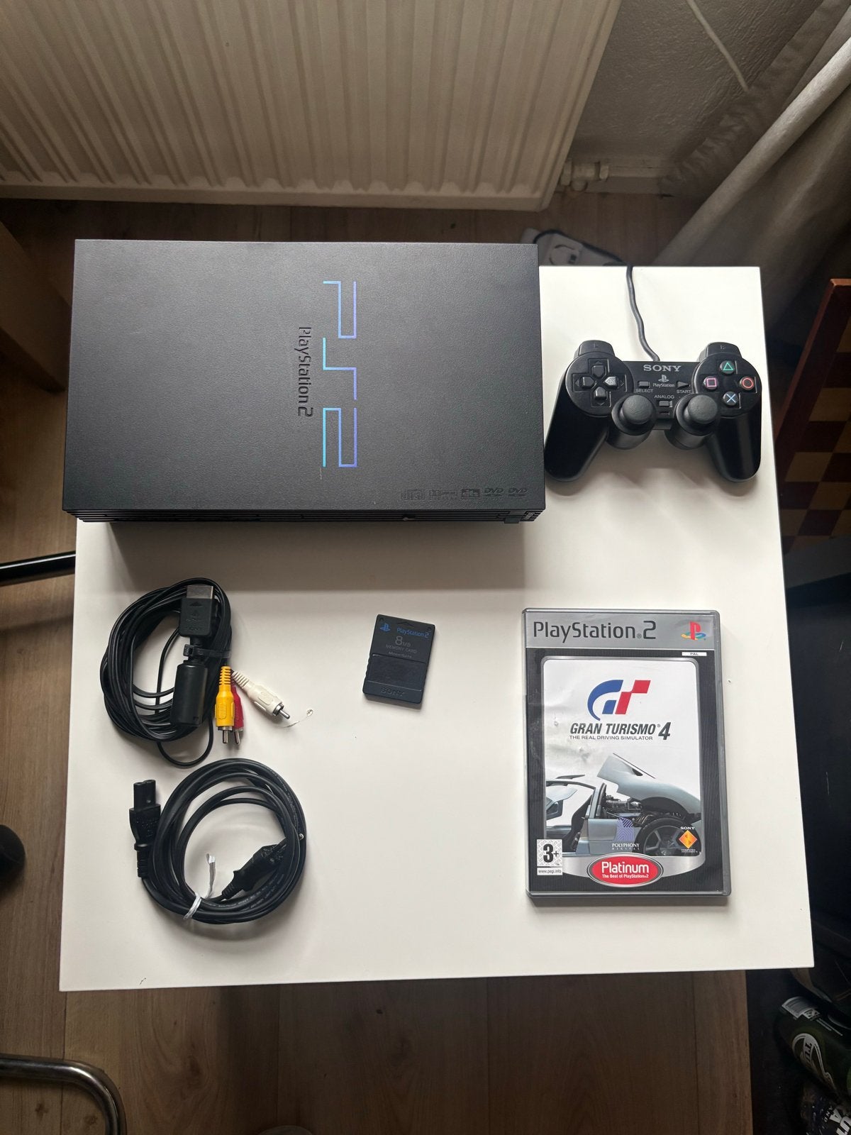PlayStation 2 Phat compleet controller & memory card
