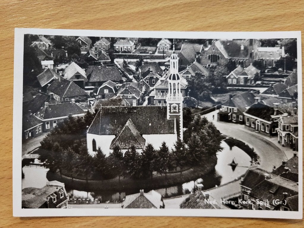 ansicht SPIJK Kerk, Ophalen of Verzenden, Voor 1920, Groningen
