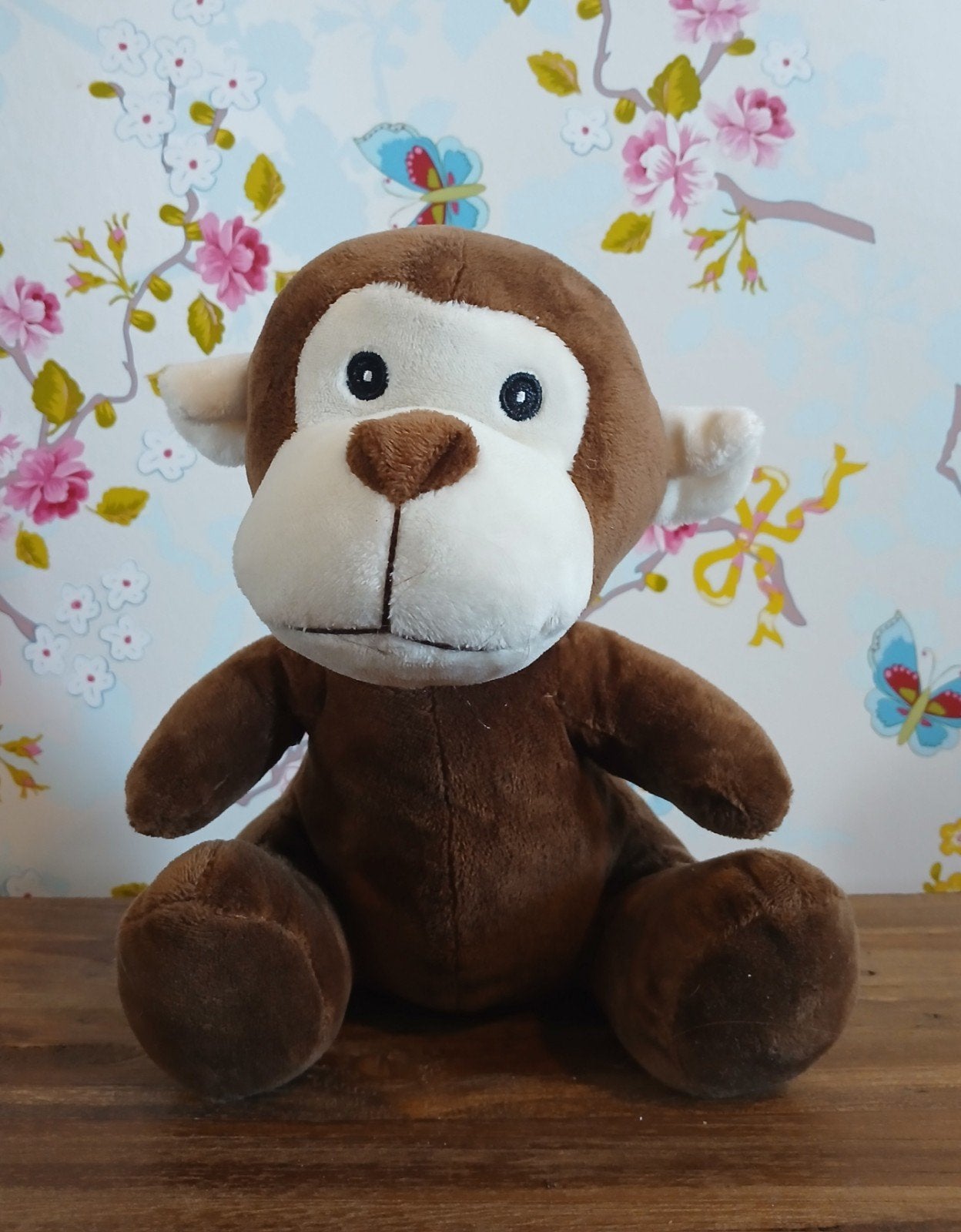 Gloednieuwe aap knuffel uit rookvrij huis, Kinderen en Baby's, Overige merken, Overige karakters, Nieuw, Ophalen of Verzenden