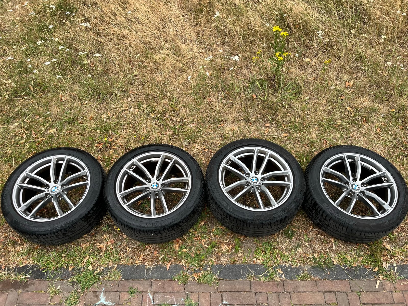 BMW 664M Breedset met Michelin Primacy 3 Zomerbanden, Auto-onderdelen, Banden en Velgen, Ophalen, 18 inch, Gebruikt, Banden en Velgen